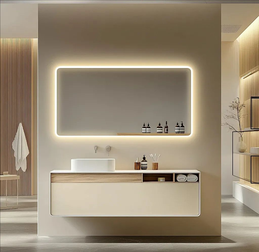 Backlit Mirror Surrounds